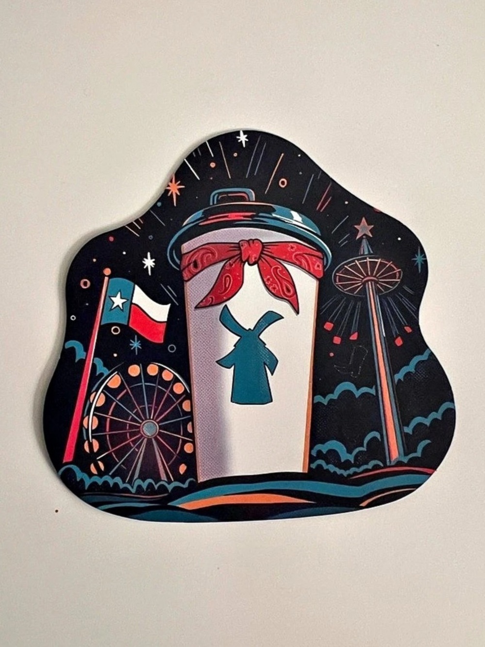Dutch Bros Texas Exclusive State Fair Sticker